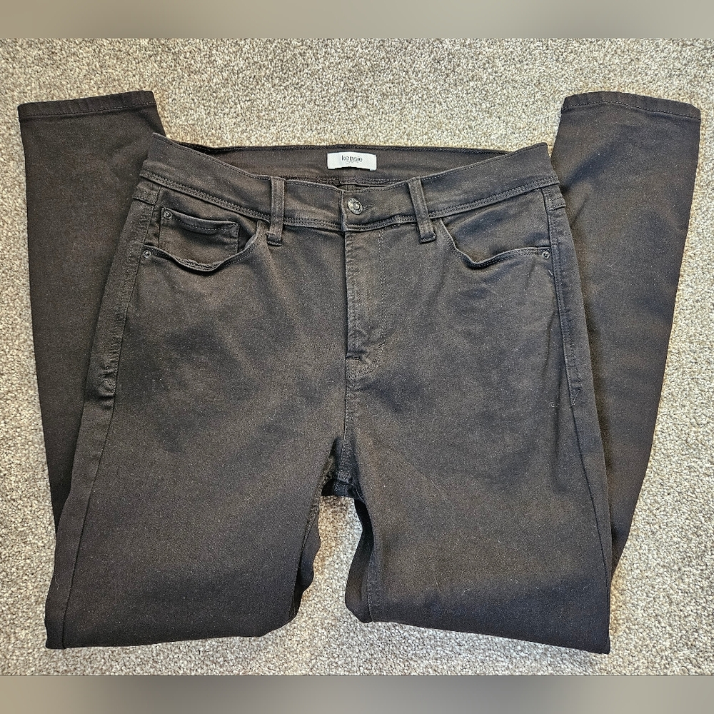 Kensie Black Skinny Jeans Stiff Stretch Size 8